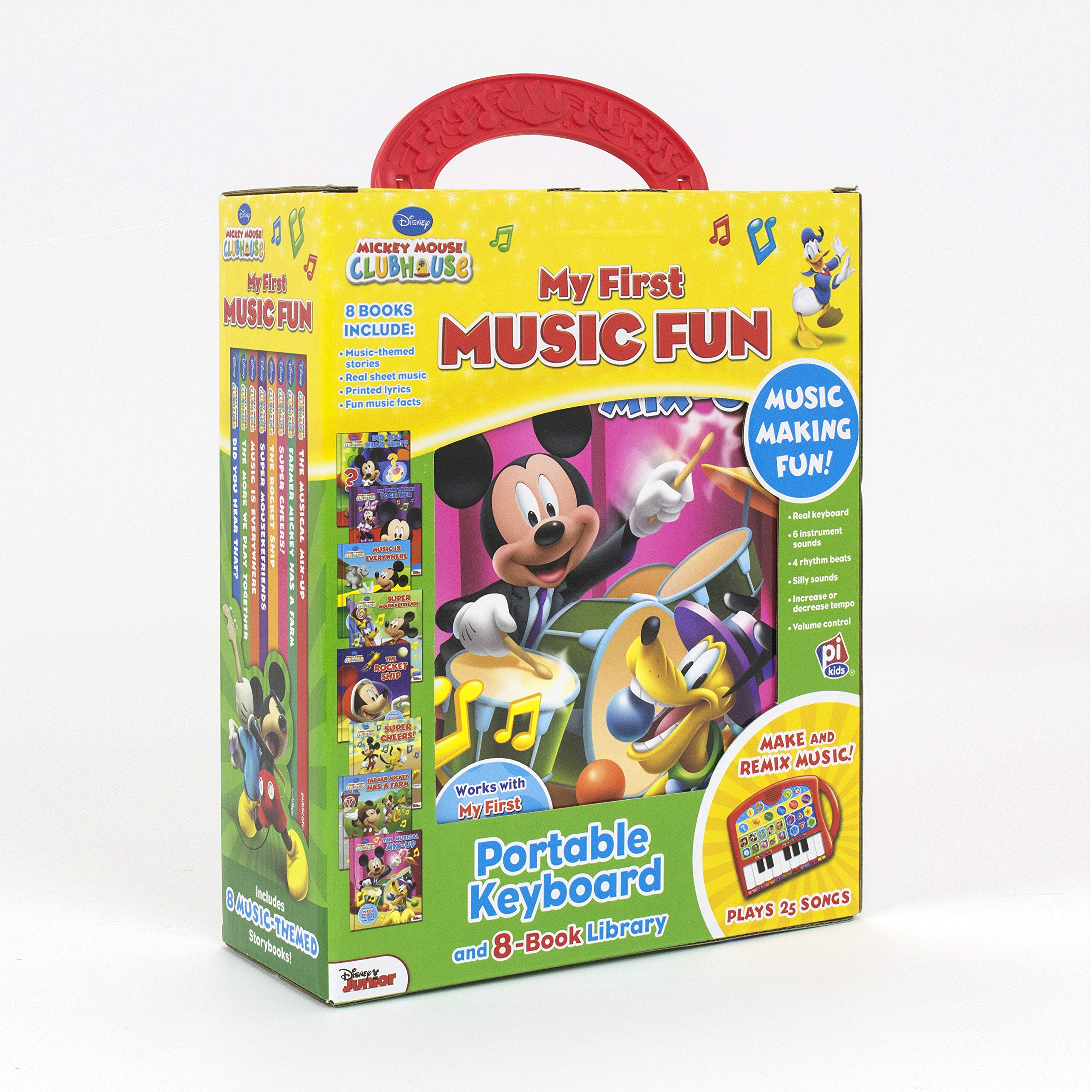 Disney Mickey Mouse Clubhouse - My First Music Fun Portable Electronic Keyboard and 8-Book Library - The English Bookshop Kuwait