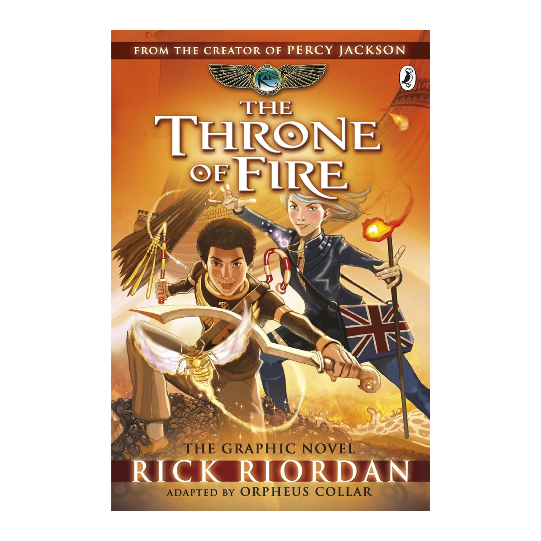 The Throne of Fire: The Graphic Novel, the Kane Chronicles Book 2
