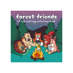 Forest Friends: A Cute and Cozy Colouring Book