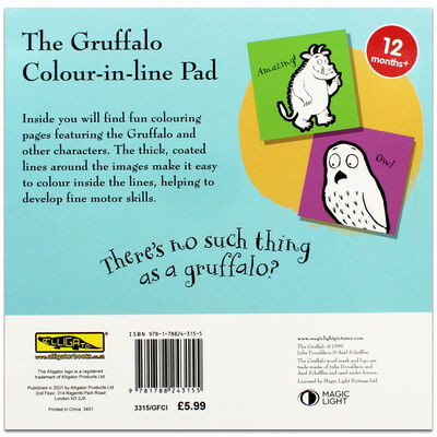 The Gruffalo Colour-in-Line Pad