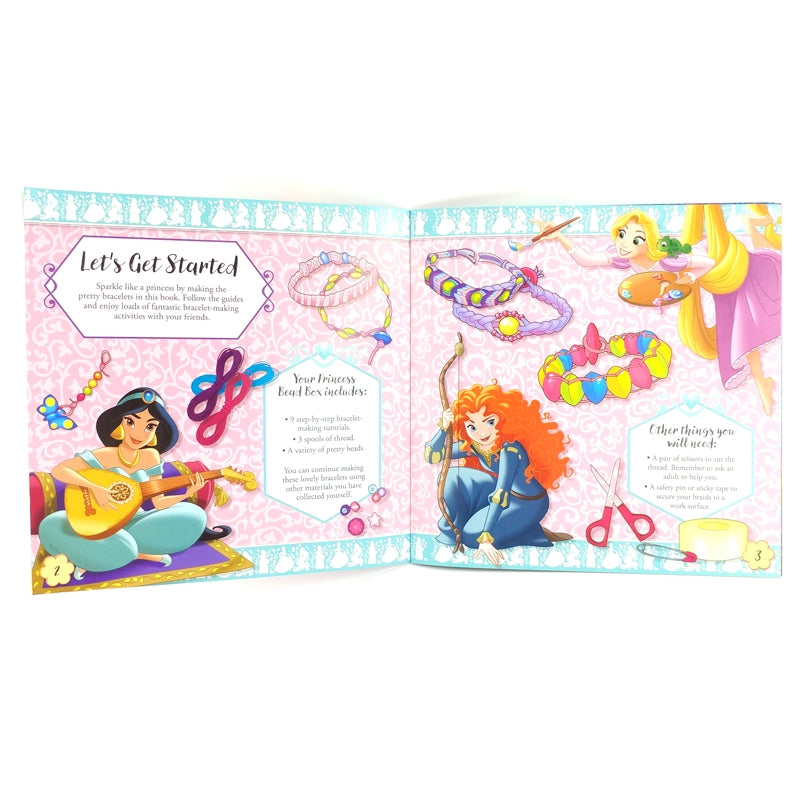 Disney Princess Mixed: Craft Book & Bead Box - The English Bookshop Kuwait