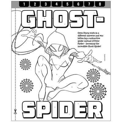 Marvel Spider-Man: Paint By Numbers - The English Bookshop