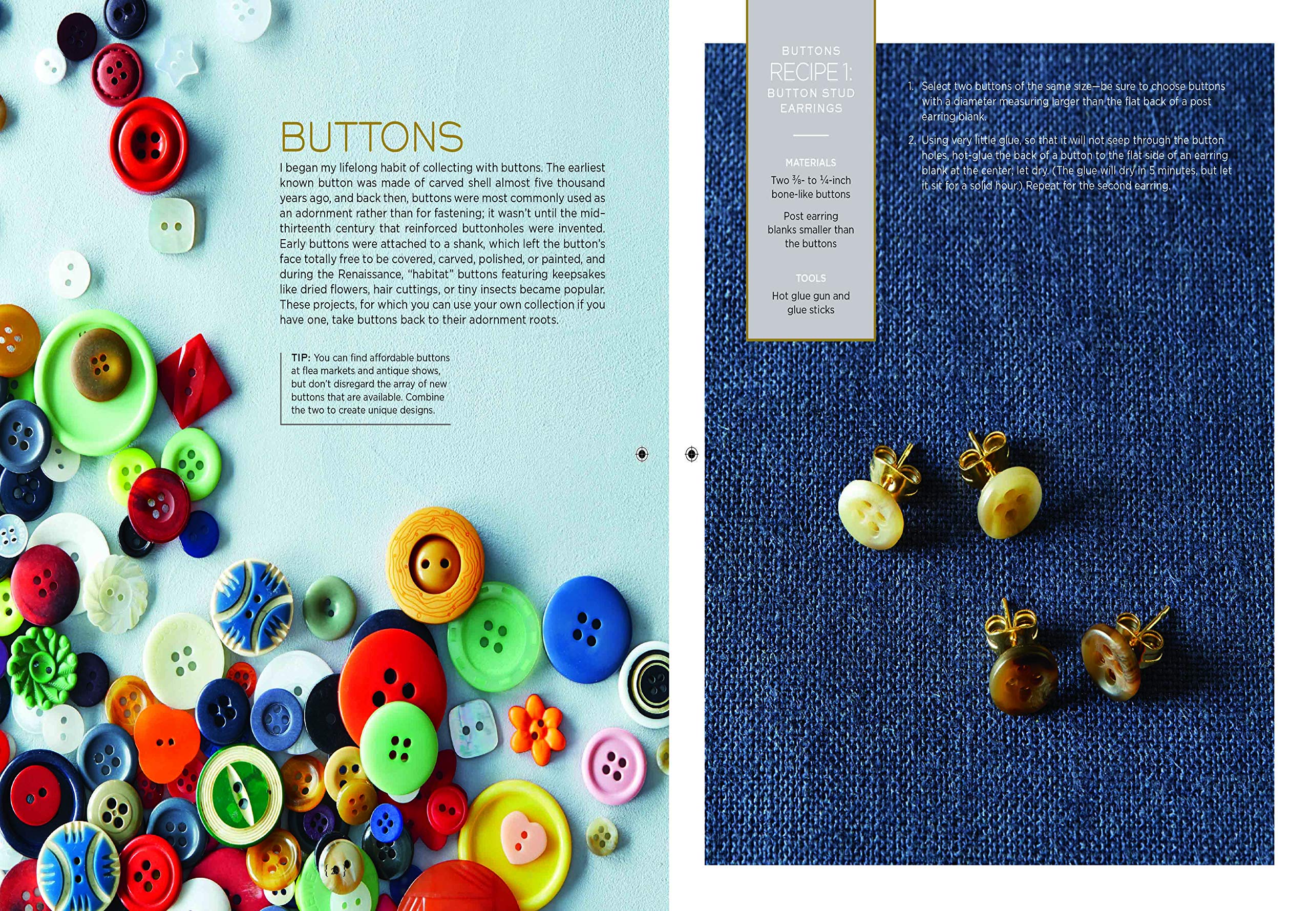 The Jewelry Recipe Book: Transforming Ordinary Materials into Stylish and Distinctive Earrings, Bracelets, Necklaces, and Pins - The English Bookshop Kuwait