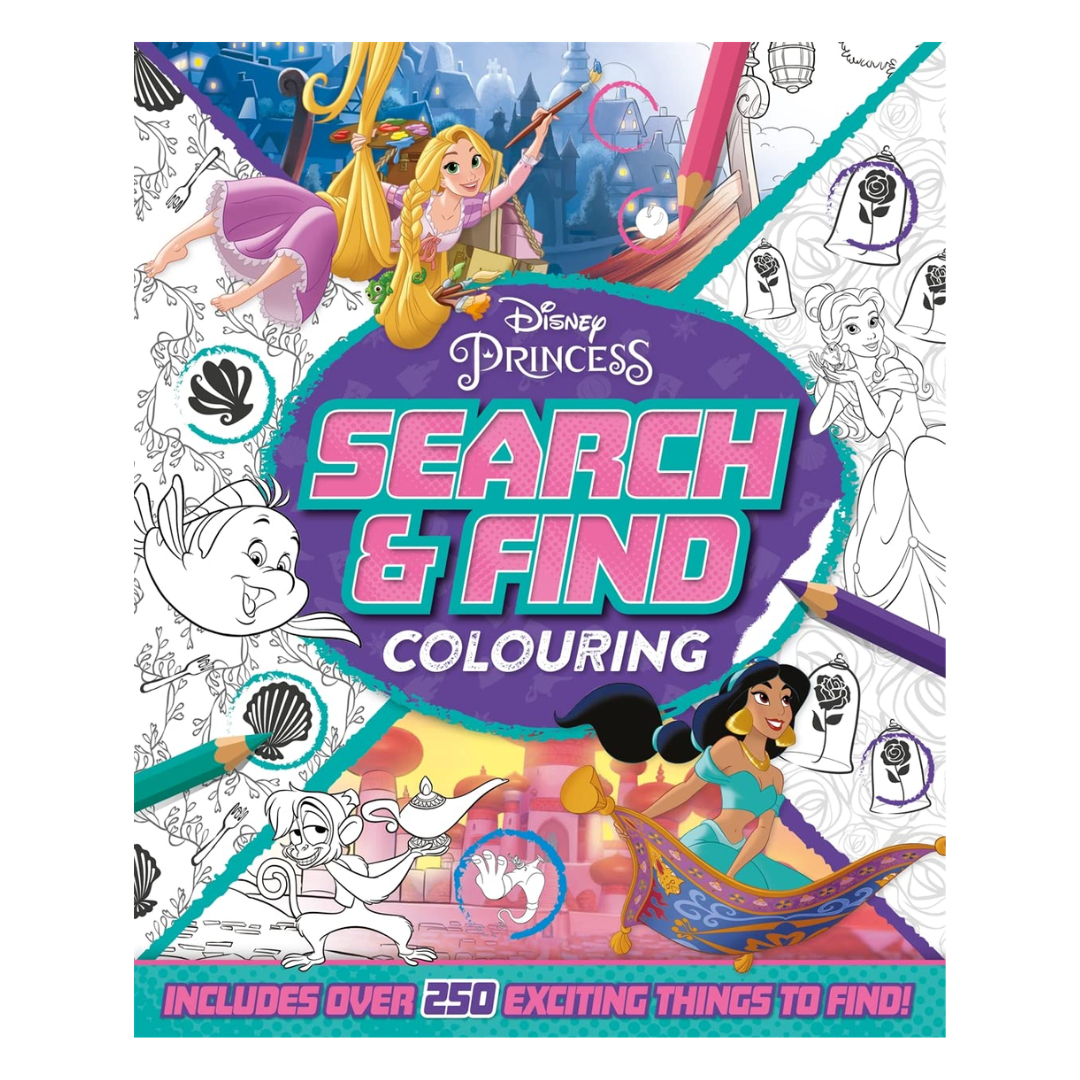 Disney Princess: Search & Find Colouring