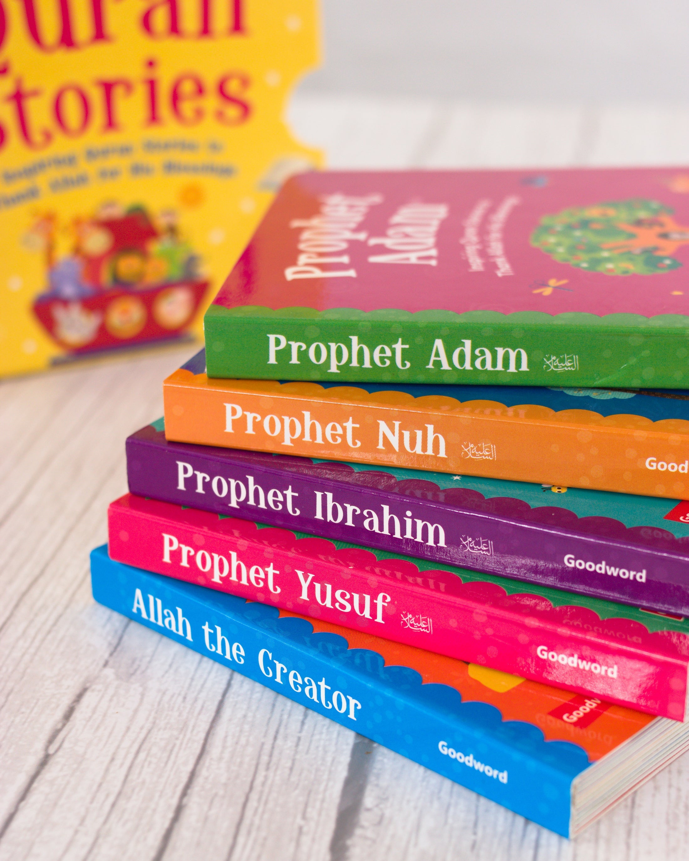 Baby's First Box of Quran Stories (Set of Five Board Books) Vol - 1 - The English Bookshop