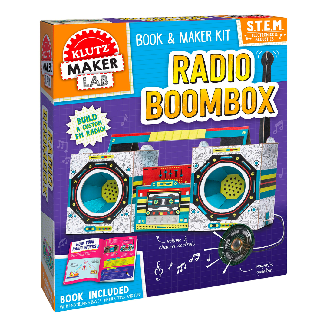 Klutz Radio Boombox Maker STEM Kit - The English Bookshop Kuwait