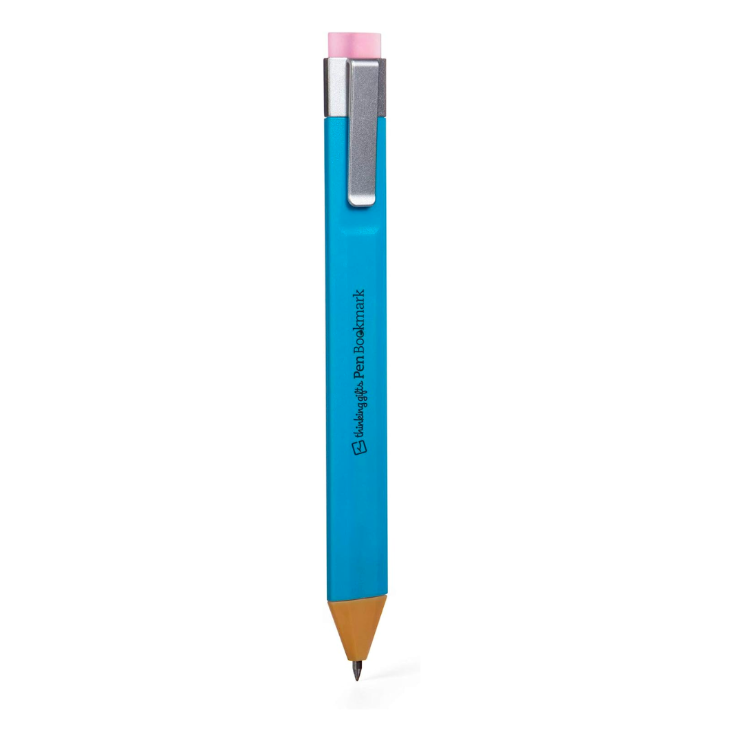 Pen Bookmark Blue with Refills - The English Bookshop Kuwait