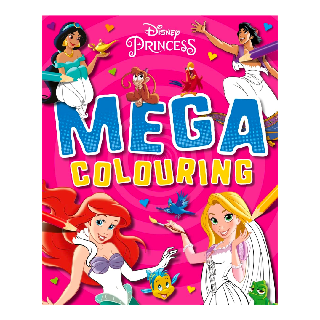 Disney Princess: Mega Colouring - The English Bookshop Kuwait