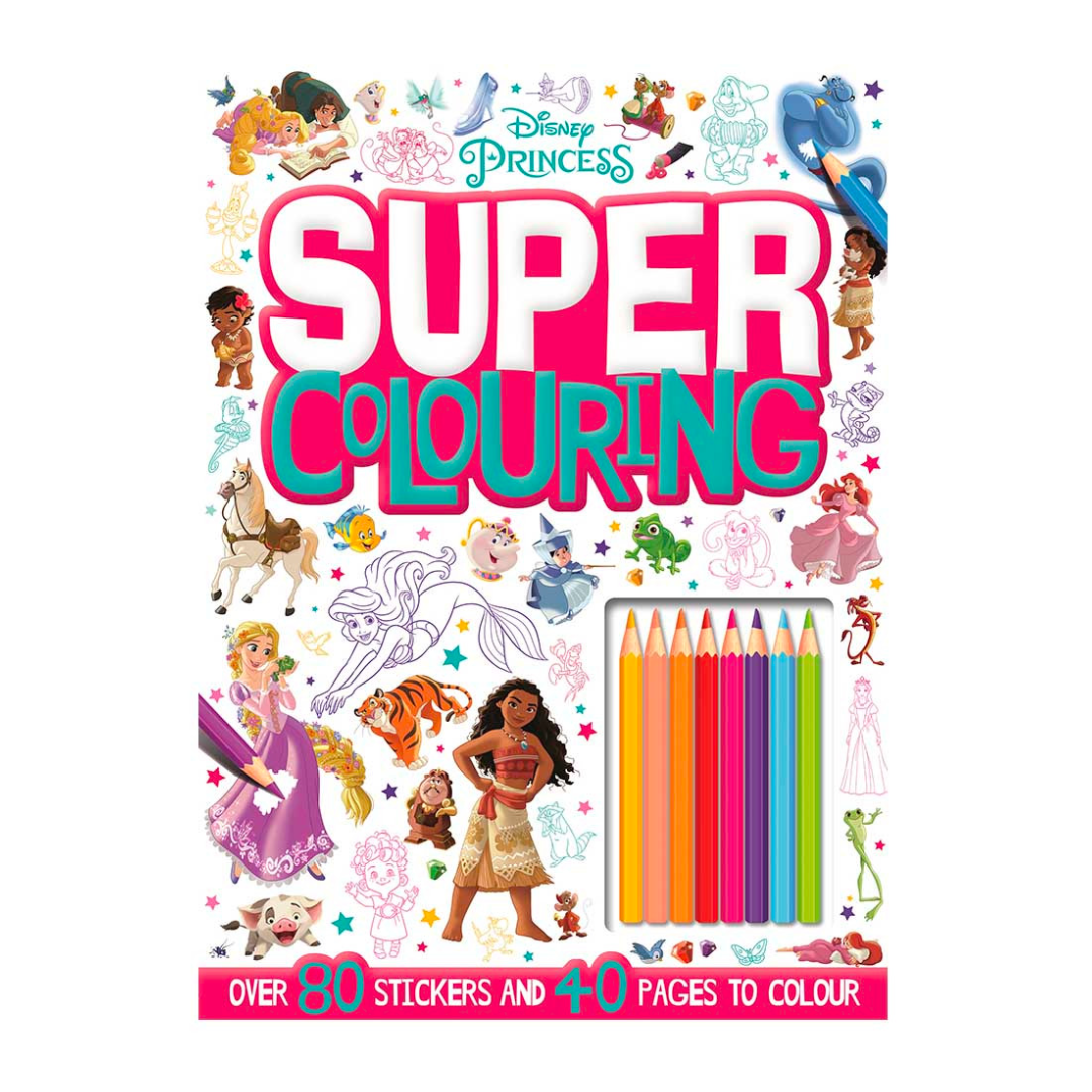 Disney Princess Mixed: Super Colouring - The English Bookshop Kuwait