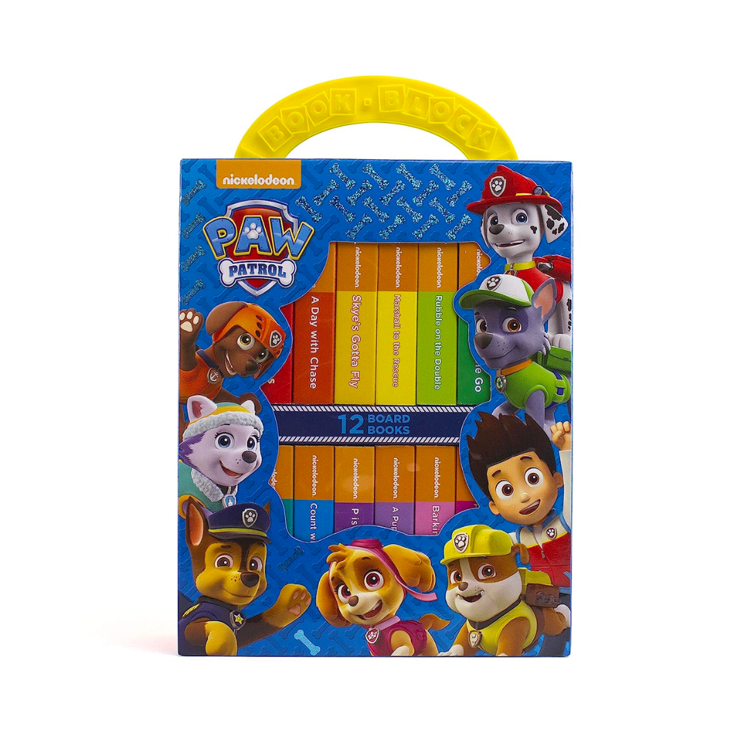 Nickelodeon Paw Patrol Chase, Skye, Marshall, and More! - My First Library Board Book Block 12-Book Set - The English Bookshop Kuwait