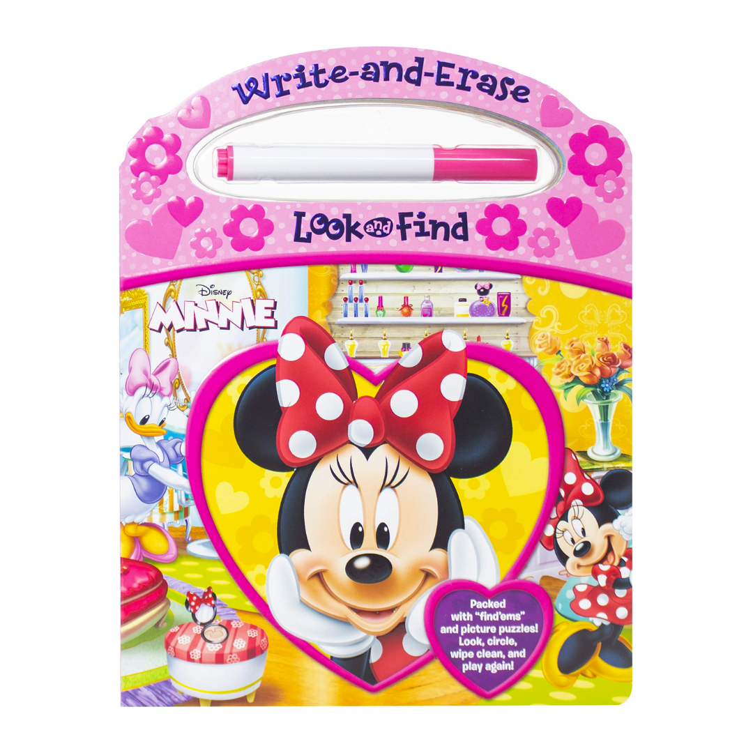 Disney Minnie Mouse - Write-and-Erase Look and Find - Wipe Clean Learning Board - The English Bookshop Kuwait