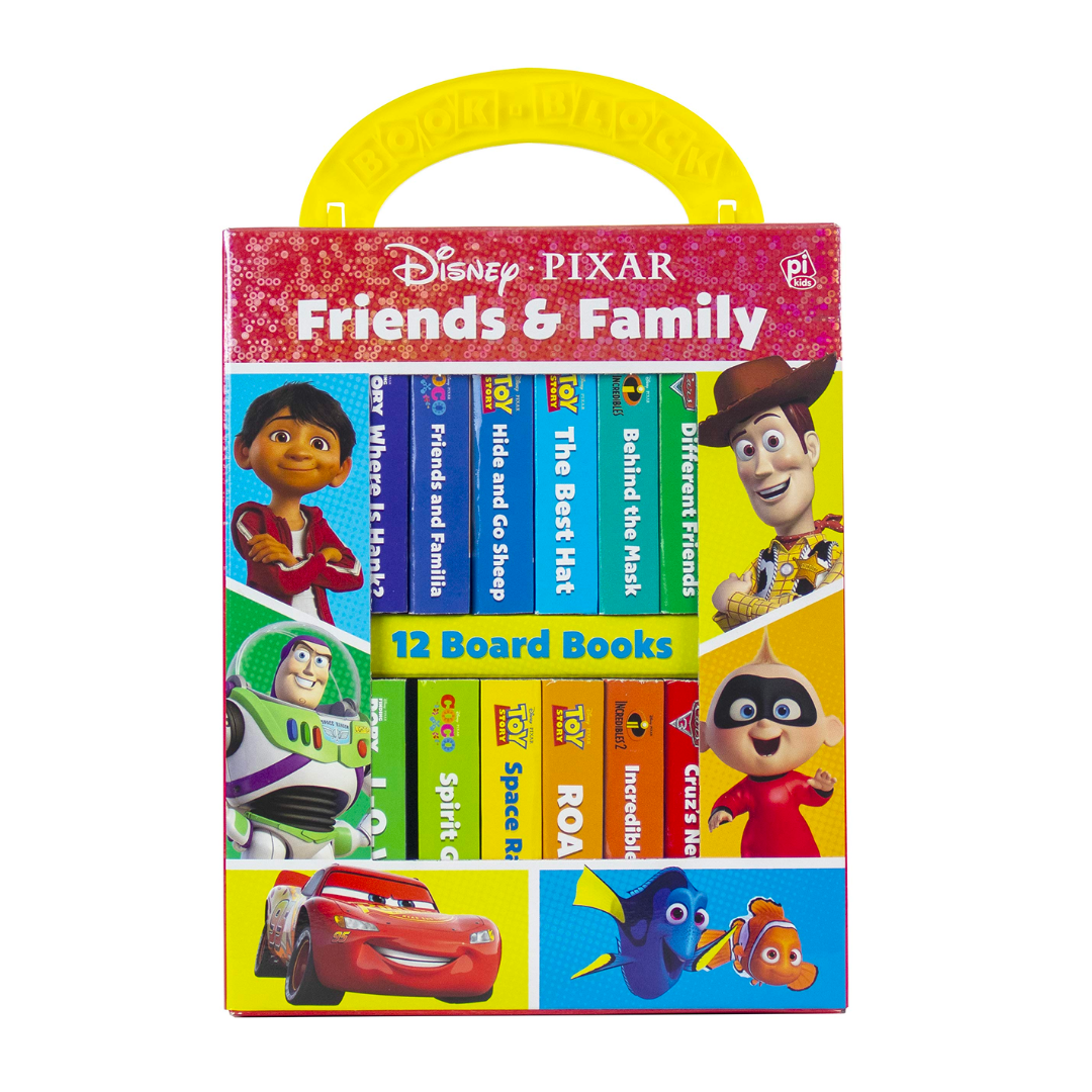 Disney Pixar - Toy Story, Cars, Coco, and more! Friends and Family: My First Library Board Book Block 12-Book Set - The English Bookshop Kuwait