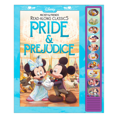 Disney Mickey Mouse and Minnie Mouse Read-Along Classics – Pride & Prejudice Interactive Sound Book – Press Buttons to Hear Story Read Aloud - The English Bookshop Kuwait