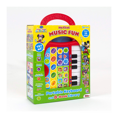 Disney Mickey Mouse Clubhouse - My First Music Fun Portable Electronic Keyboard and 8-Book Library - The English Bookshop Kuwait