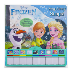 Disney Frozen Elsa, Anna, Olaf, and More! - Sing-Along Songs! Piano Songbook with Built-In Keyboard - Features "Do You want to Build a Snowman? - The English Bookshop Kuwait