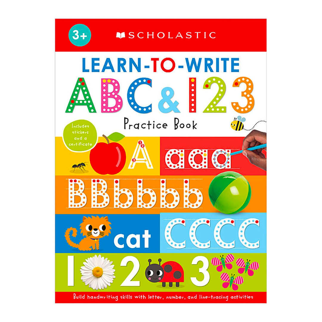 Learn to Write ABC & 123: Scholastic Early Learners (Workbook) - The English Bookshop Kuwait