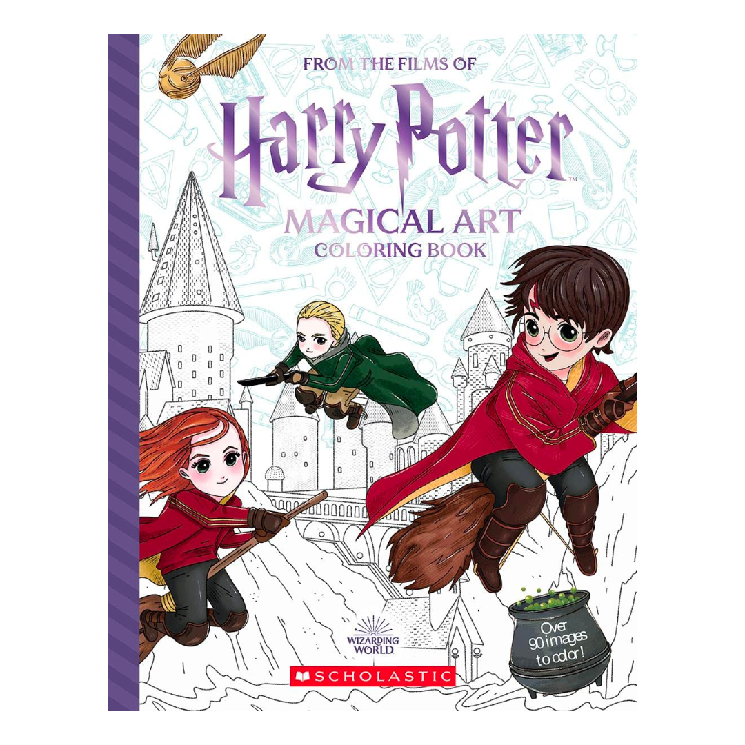 Harry Potter: Magical Art Coloring Book - The English Bookshop Kuwait