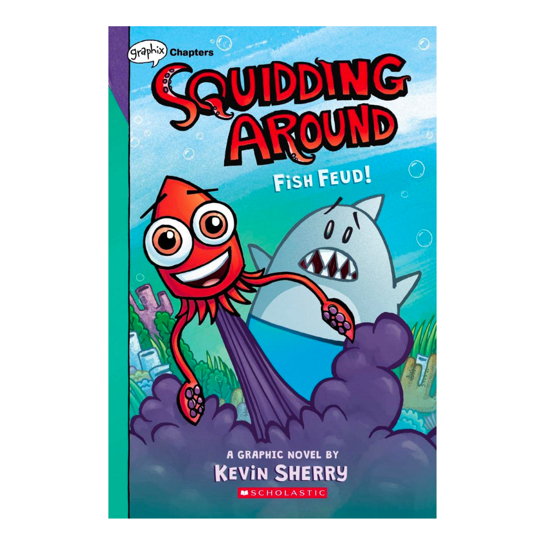 Fish Feud!: A Graphix Chapters Book (Squidding Around #1) - The English Bookshop Kuwait