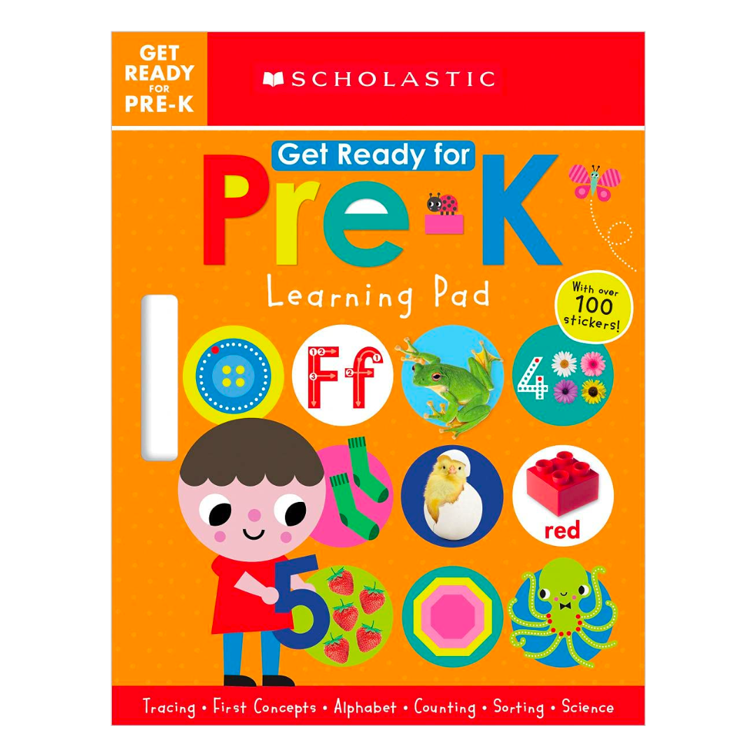 Get Ready for Pre-K Learning Pad: Scholastic Early Learners (Learning Pad) - The English Bookshop Kuwait