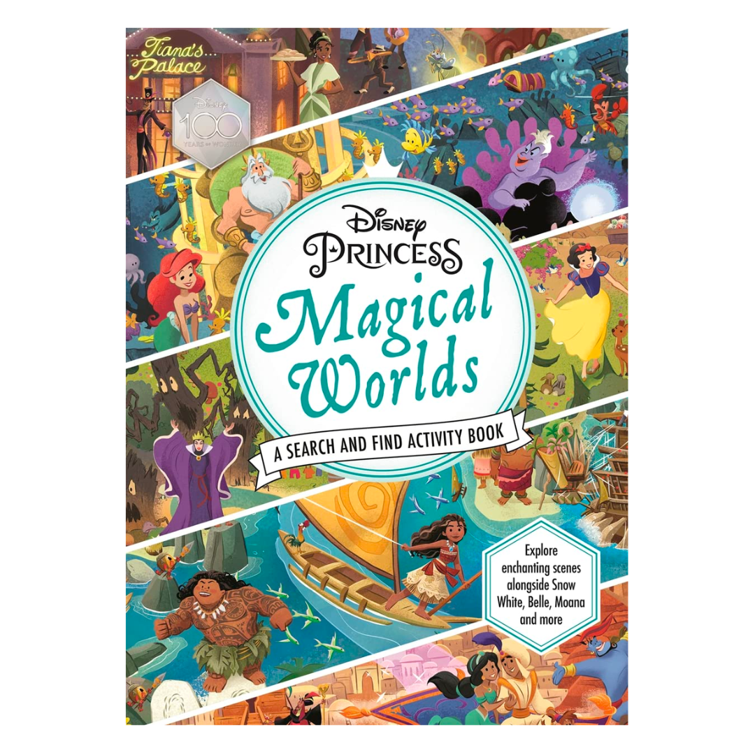 Disney Princess: Magical Worlds Search and Find Activity Book - The English Bookshop