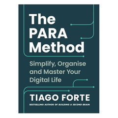 The PARA Method: Simplify, Organise and Master Your Digital Life - The English Bookshop