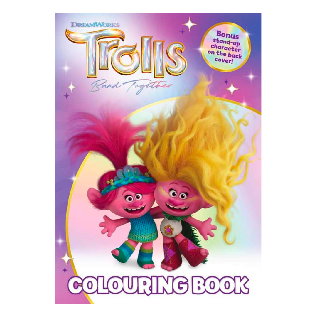 Trolls 3 Colouring Book - The English Bookshop