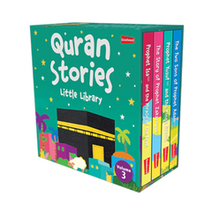 Quran Stories - Little Library - Vol.3  (4 Board Books Set) - The English Bookshop