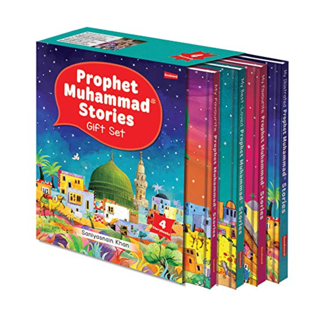 Prophet Muhammad Stories Gift Box (Four hardbound books in a slip case) - The English Bookshop