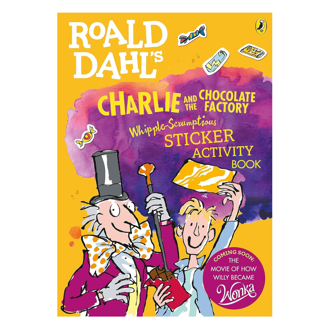 Roald Dahl's Charlie and the Chocolate Factory Whipple-Scrumptious Sticker Activity Book - The English Bookshop