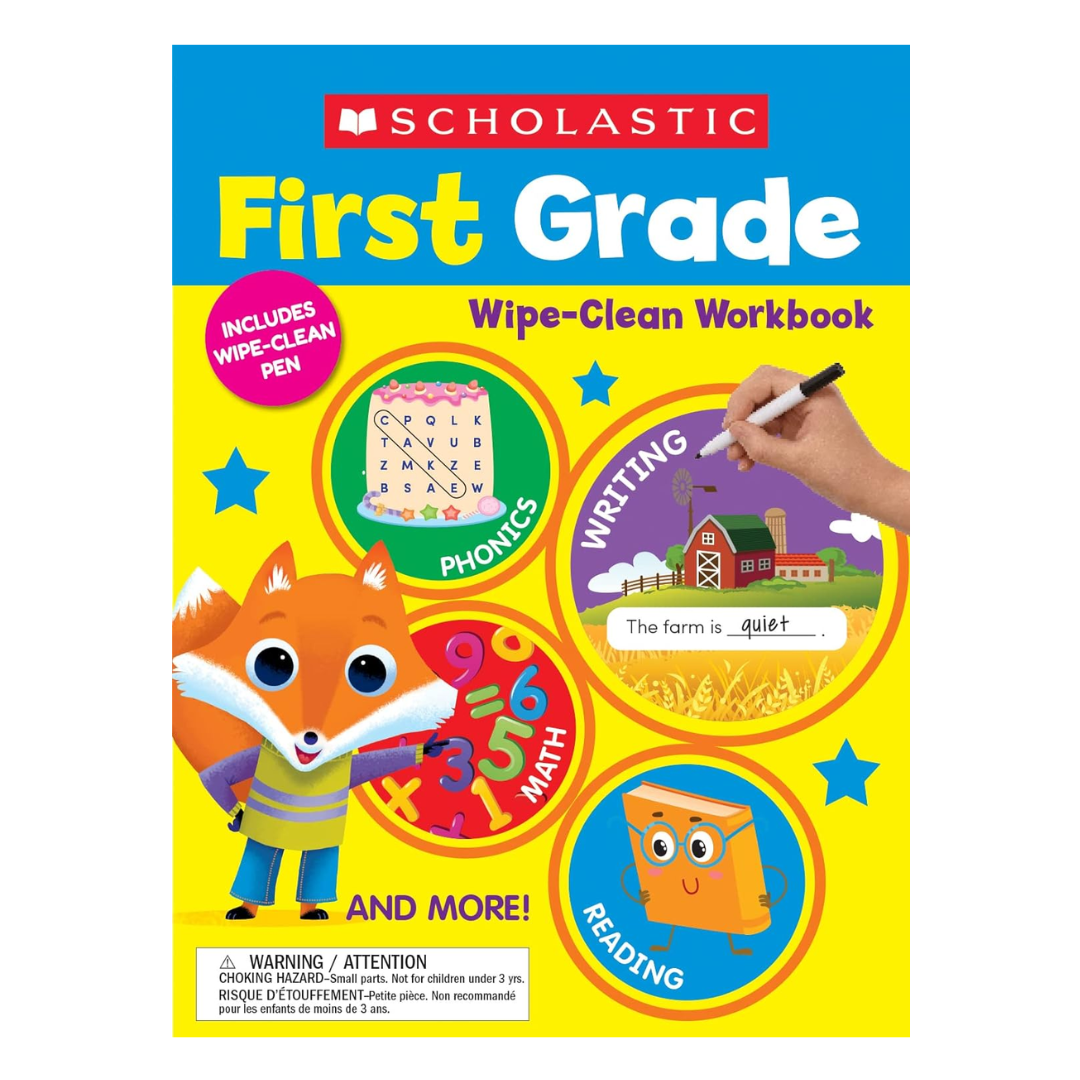 First Grade Wipe-Clean Workbook - The English Bookshop