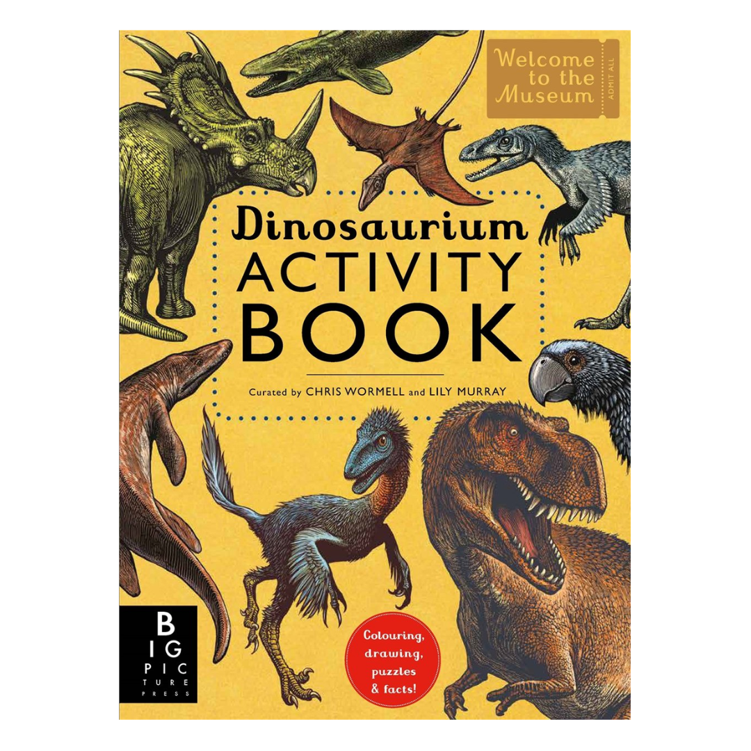 Dinosaurium Activity Book - The English Bookshop