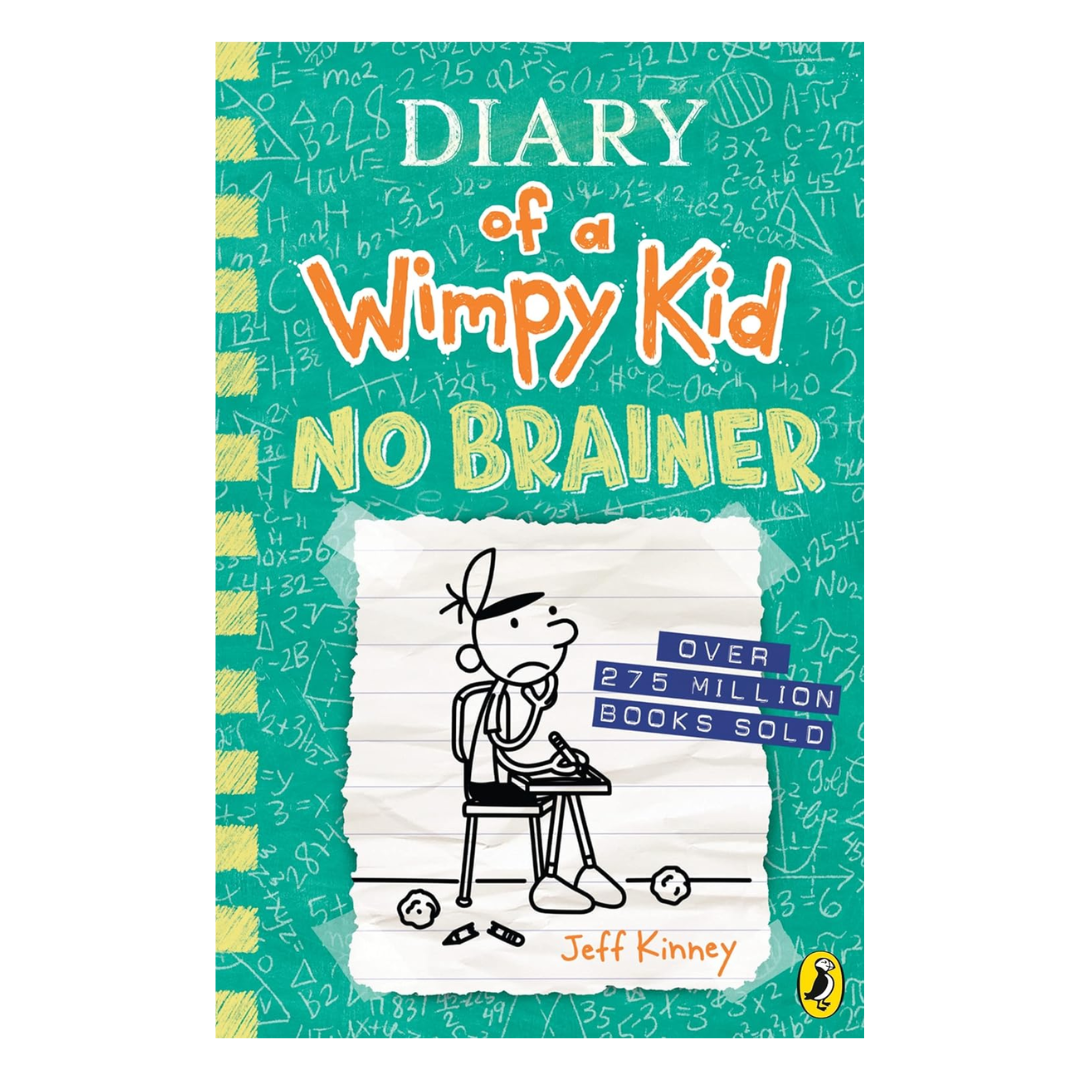 Diary of a Wimpy Kid: No Brainer (Book 18) (Hardback)