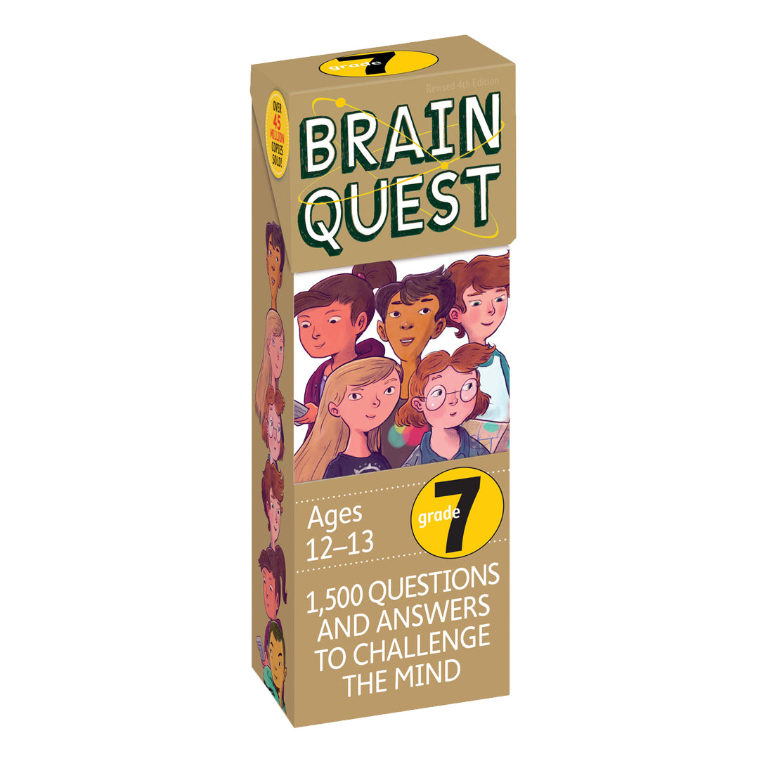 Brain Quest Grade 7, revised 4th edition: 1,500 Questions and Answers to Challenge the Mind (Brain Quest Decks) - Workman Publishing - The English Bookshop