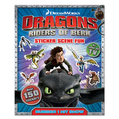 Scenes Dragons Sticker Scenes - Dreamworks - The English Bookshop