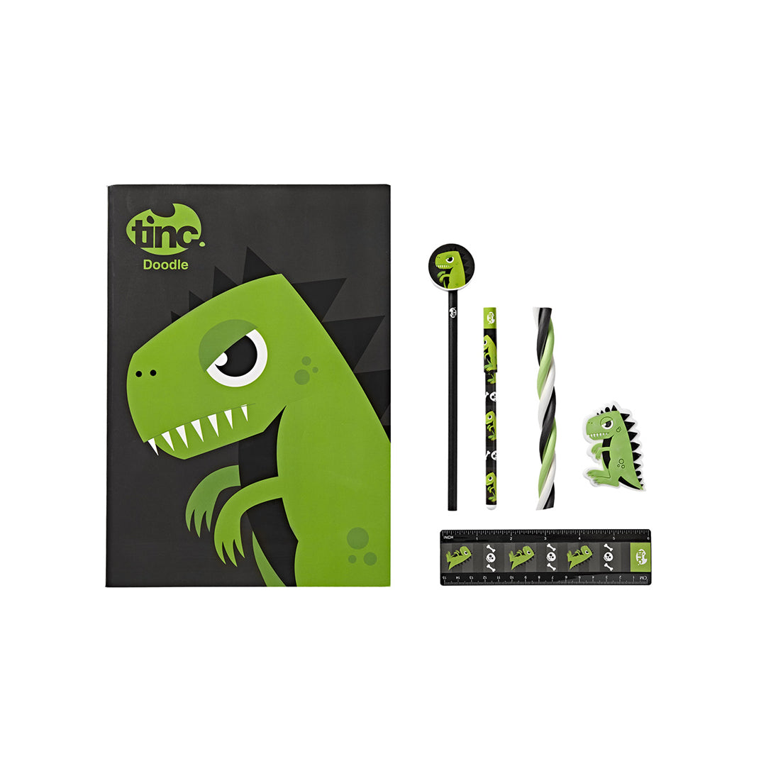 Dinosaur Stationery Gift Set - Tinc - The English Bookshop