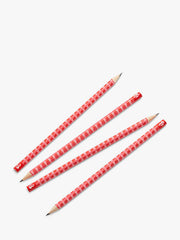 Set of 4 Strawberry Scented Pencils - The English Bookshop Kuwait