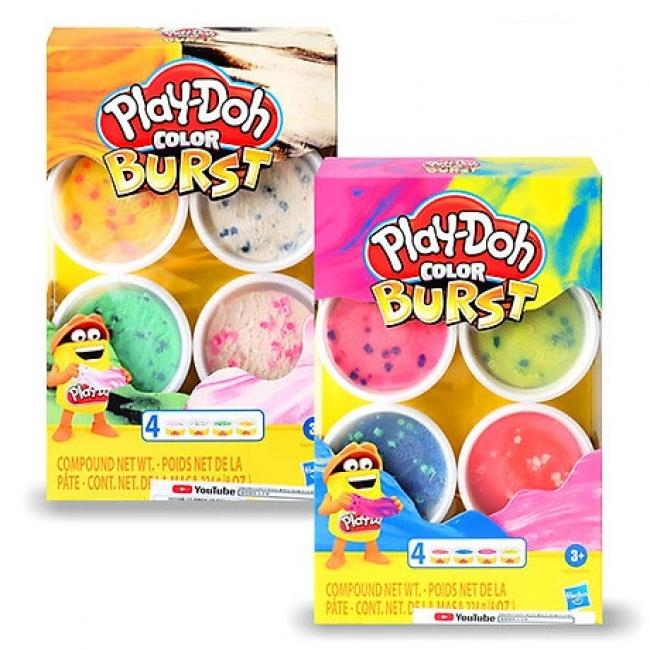 Play Doh Color Burst Assorted - The English Bookshop