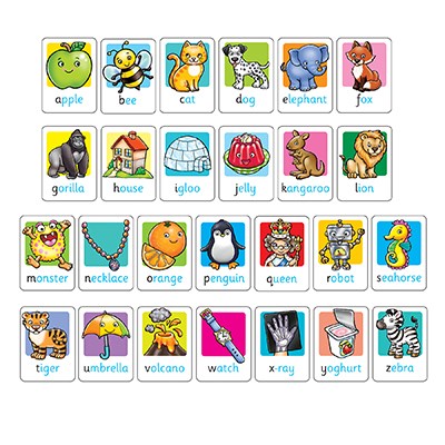 Alphabet Flashcards - Orchard Toys - The English Bookshop