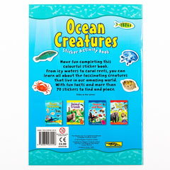Ocean Creatures Sticker Book - The English Bookshop Kuwait