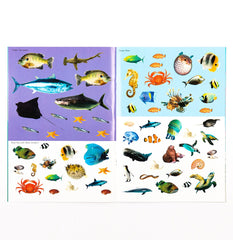 Ocean Creatures Sticker Book - The English Bookshop Kuwait