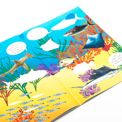 Ocean Creatures Sticker Book - The English Bookshop Kuwait