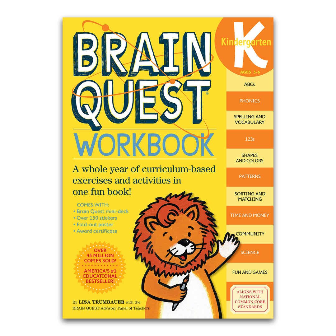 Brain Quest Workbook: Kindergarten - Workman Publishing - The English Bookshop