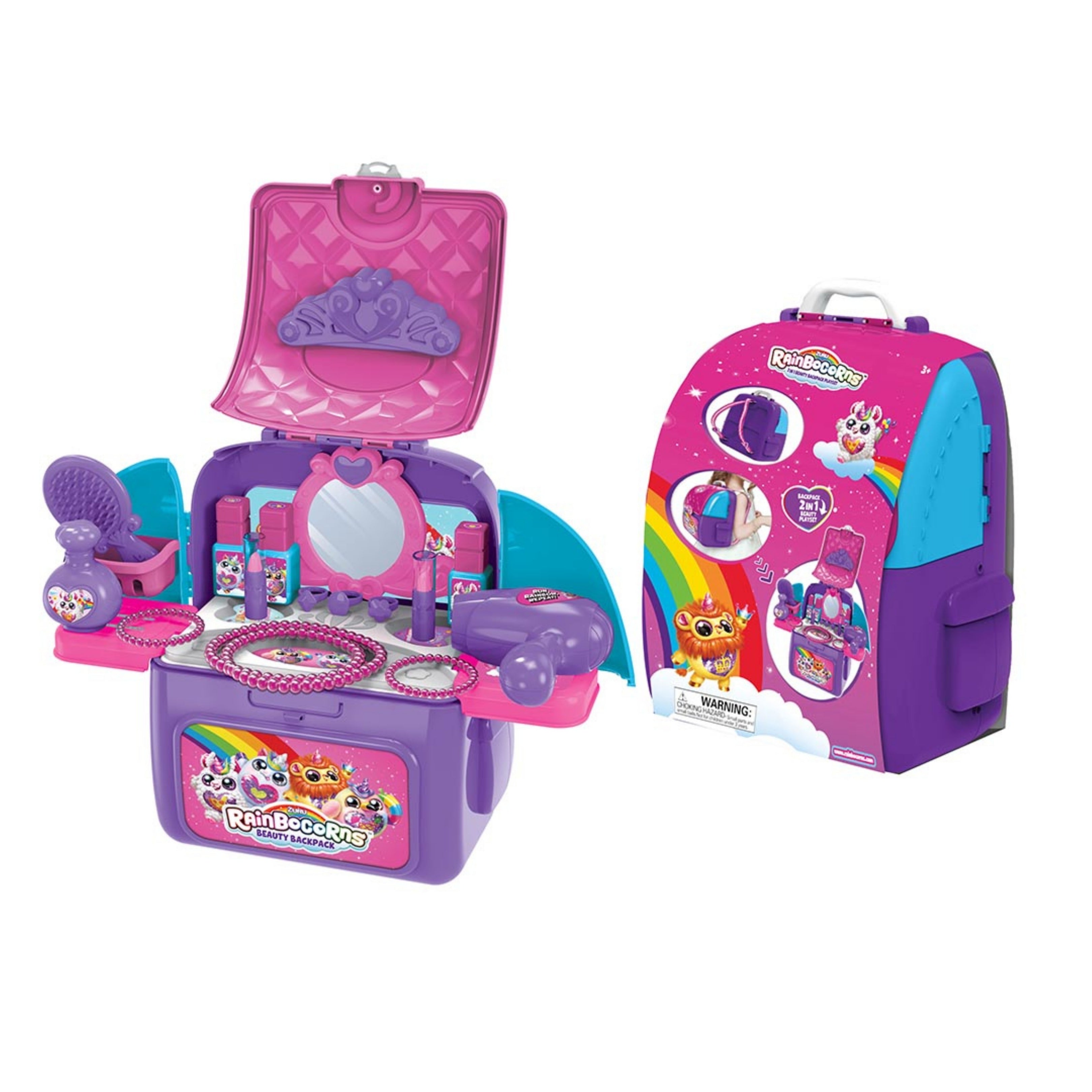 Rainbocorns 2 In 1 Play Set In Backpack - The English Bookshop