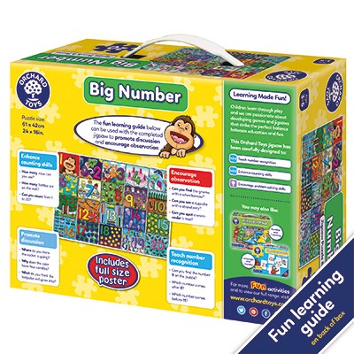 Big Number - Orchard Toys - The English Bookshop