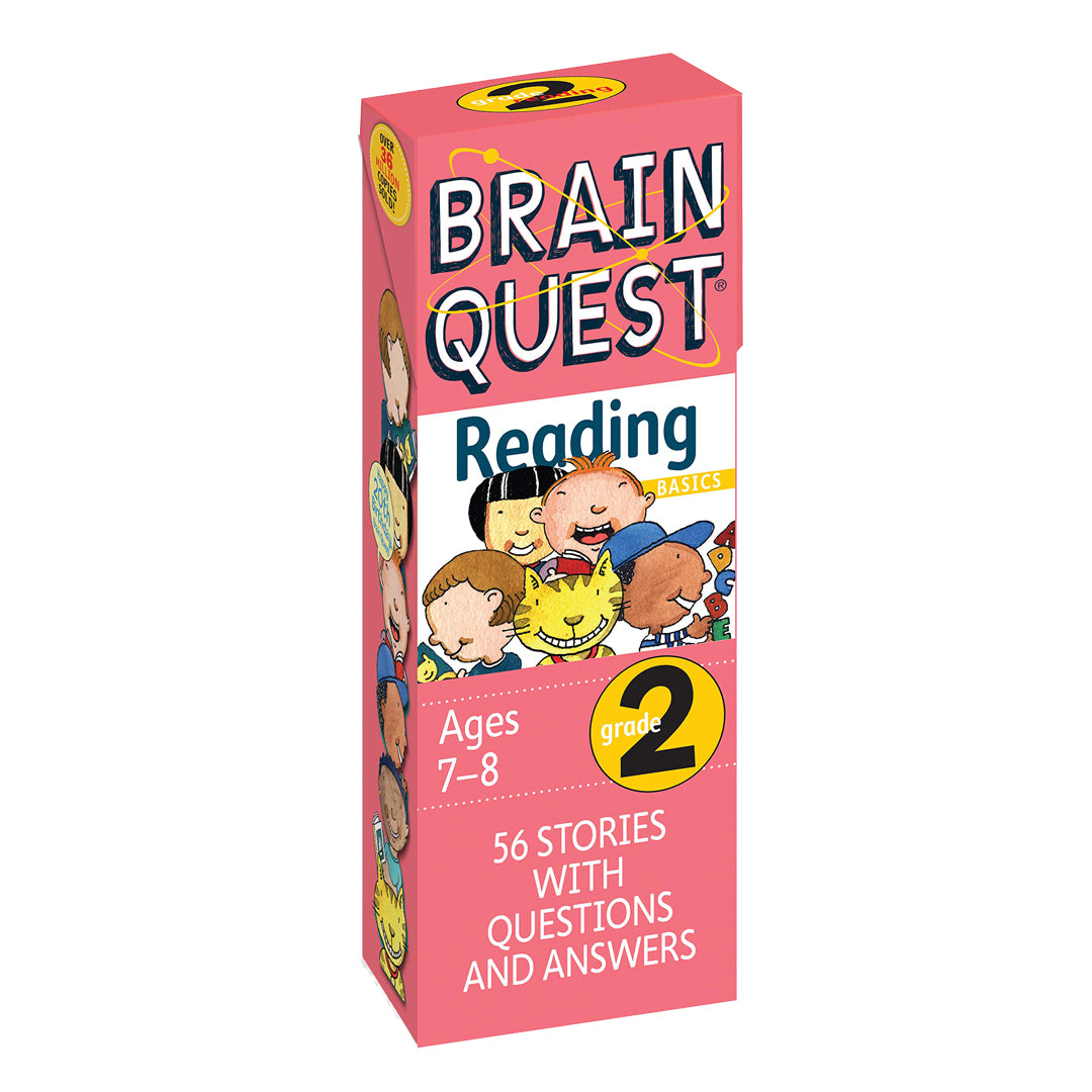 Brain Quest Grade 2 Reading: 56 Stories with Questions and Answers (Brain Quest Decks) - Workman Publishing - The English Bookshop