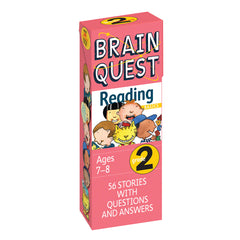 Brain Quest Grade 2 Reading: 56 Stories with Questions and Answers (Brain Quest Decks) - Workman Publishing - The English Bookshop