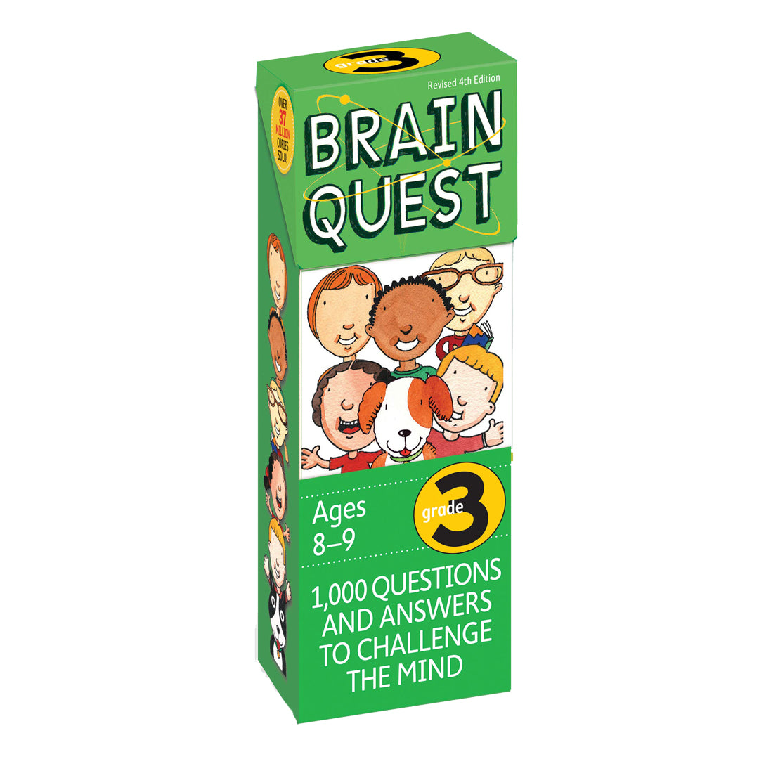 Brain Quest Grade 3, revised 4th edition: 1,000 Questions and Answers to Challenge the Mind (Brain Quest Decks) - Workman Publishing - The English Bookshop