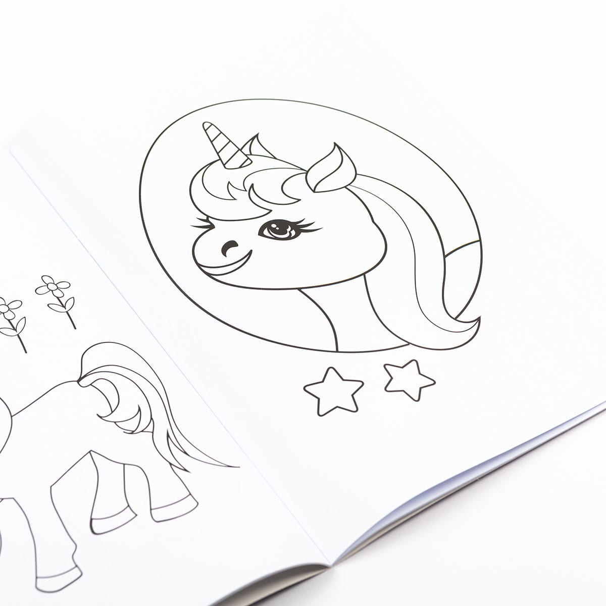 Unicorns Colouring Book (Purple) - The English Bookshop Kuwait