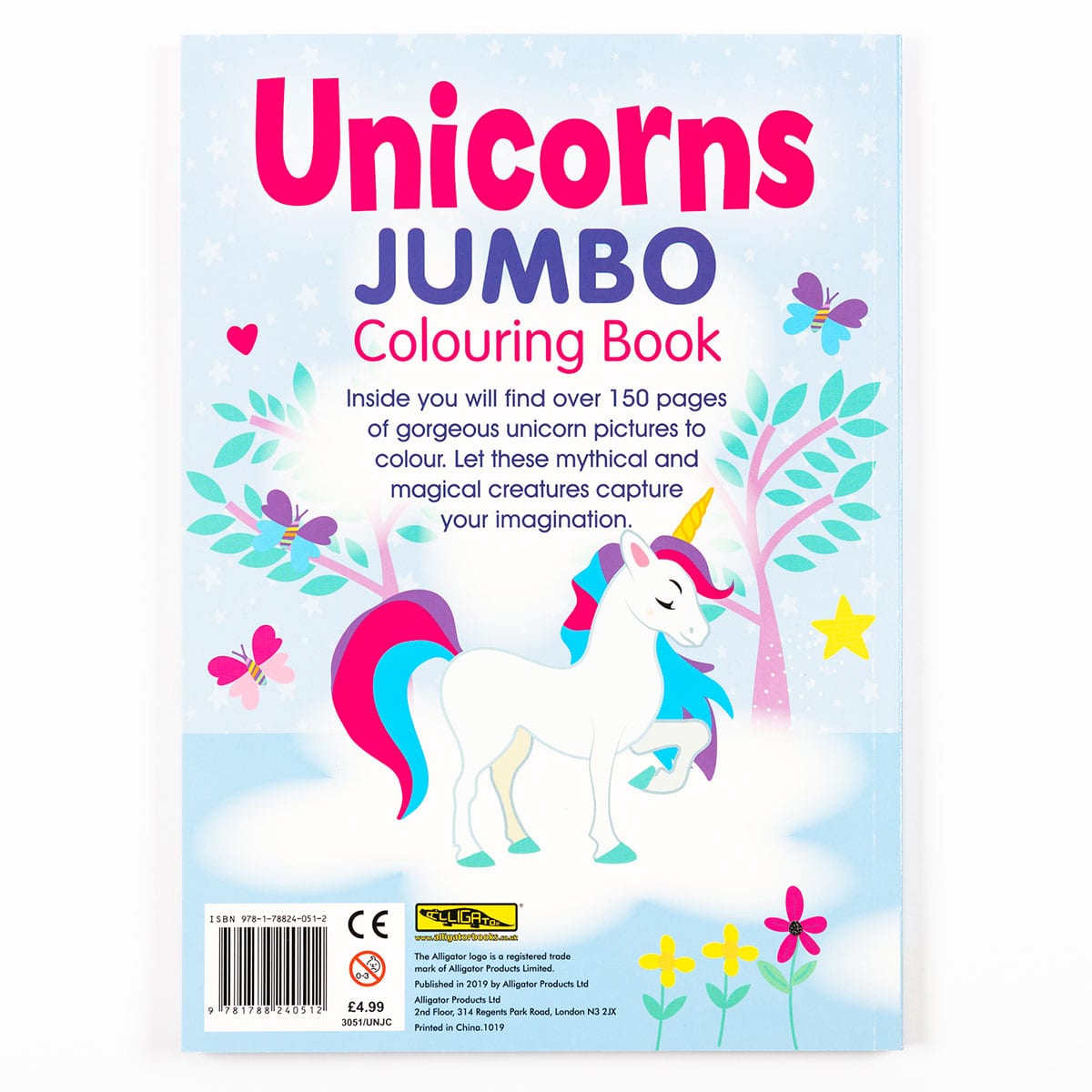 Unicorns Jumbo Colouring Book - The English Bookshop Kuwait