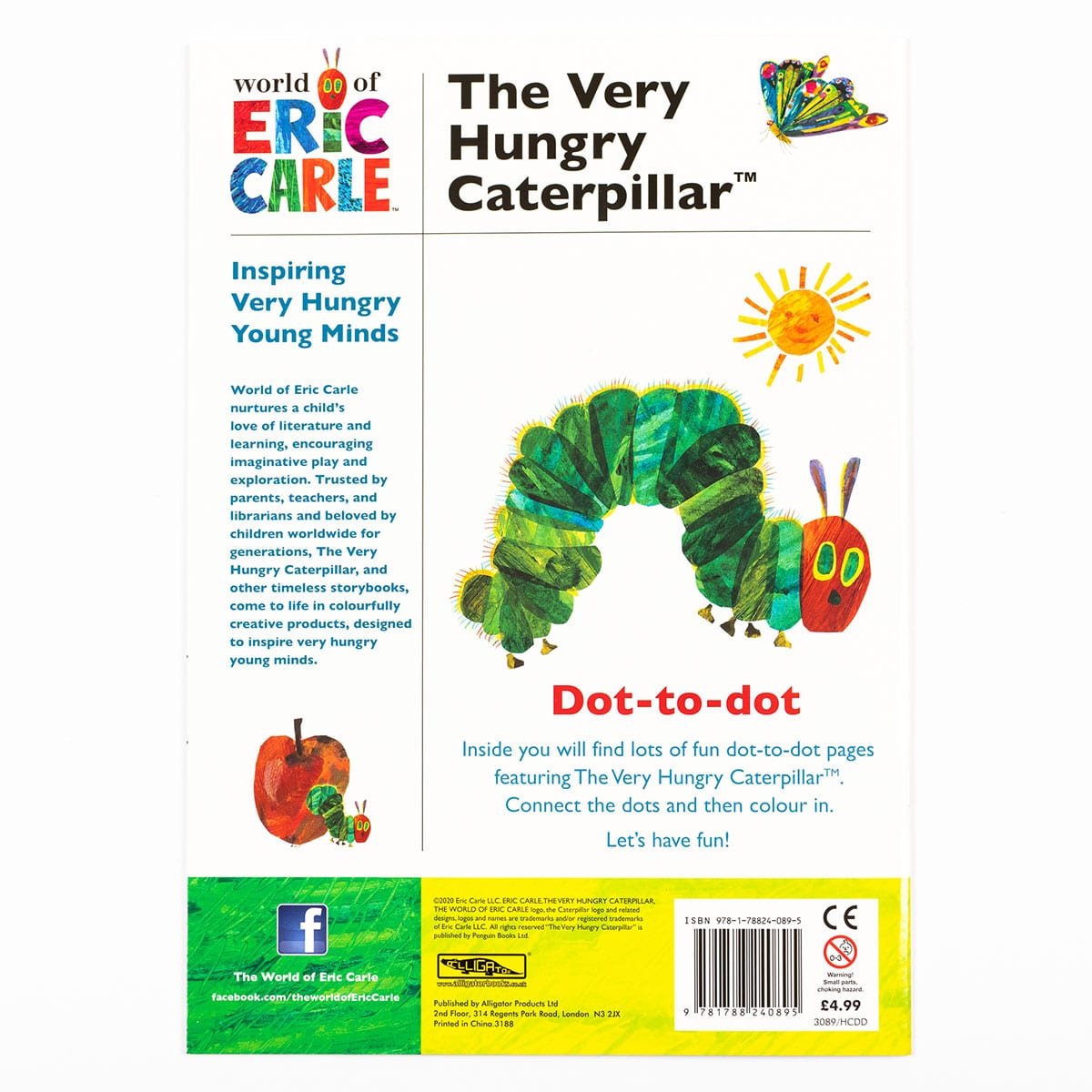 The Very Hungry Caterpillar Dot To Dot Colouring Book - The English Bookshop Kuwait